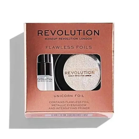Makeup Revolution Flawless Foils Single Eyeshadow (Unicorn Foil) and Primer
