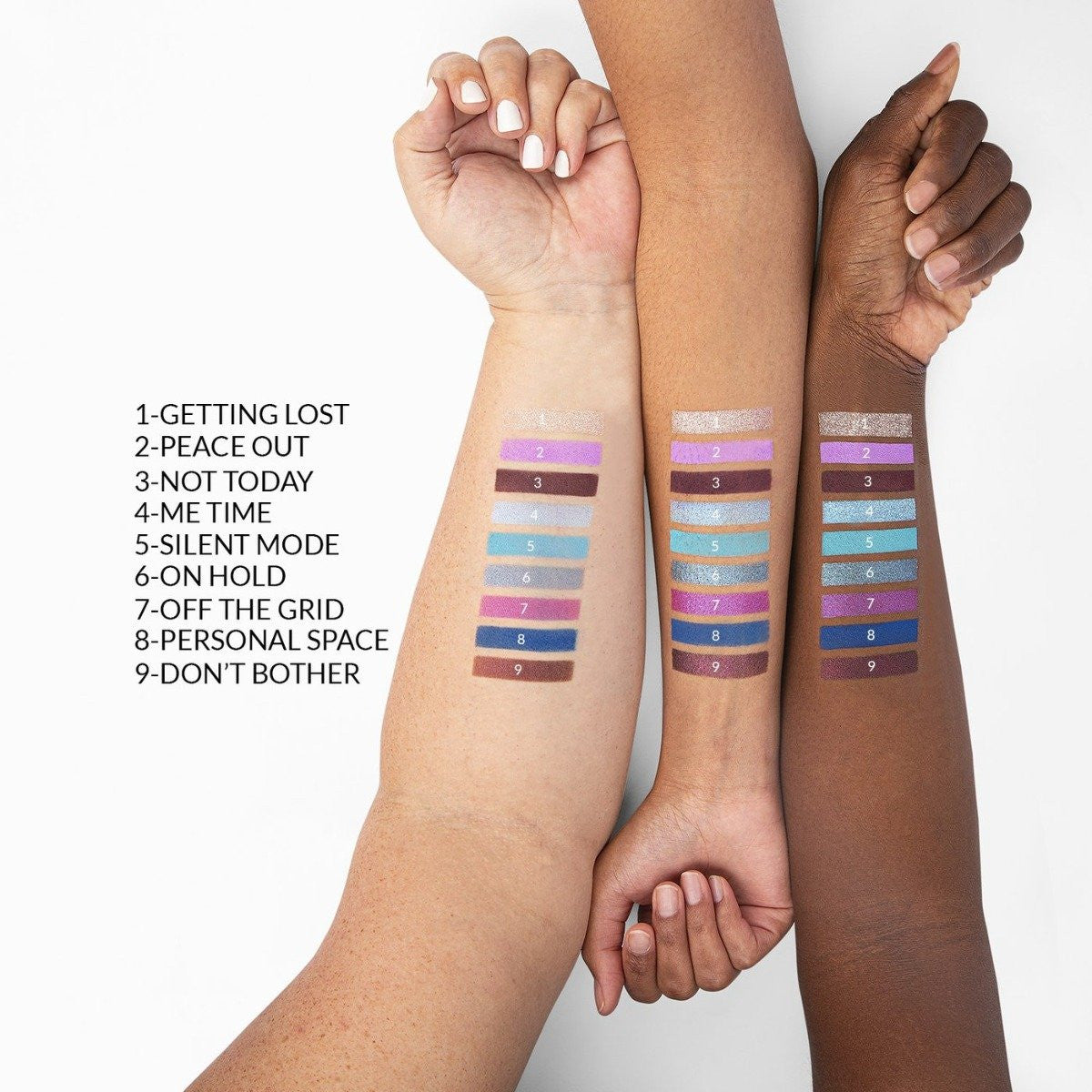 BH COSMETICS DO NOT DISTURB 9 COLOR SHADOW PALETTE