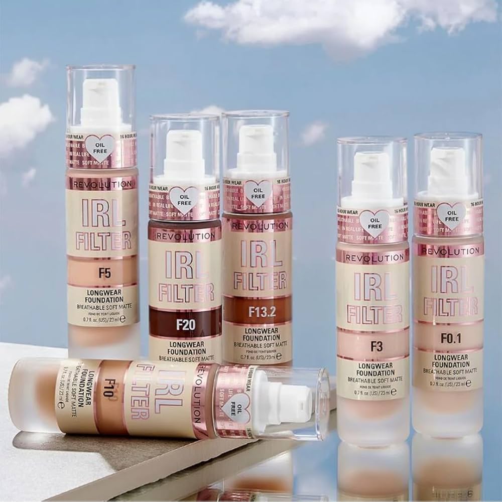 Makeup Revolution London IRL Filter Longwear Foundation F10.5