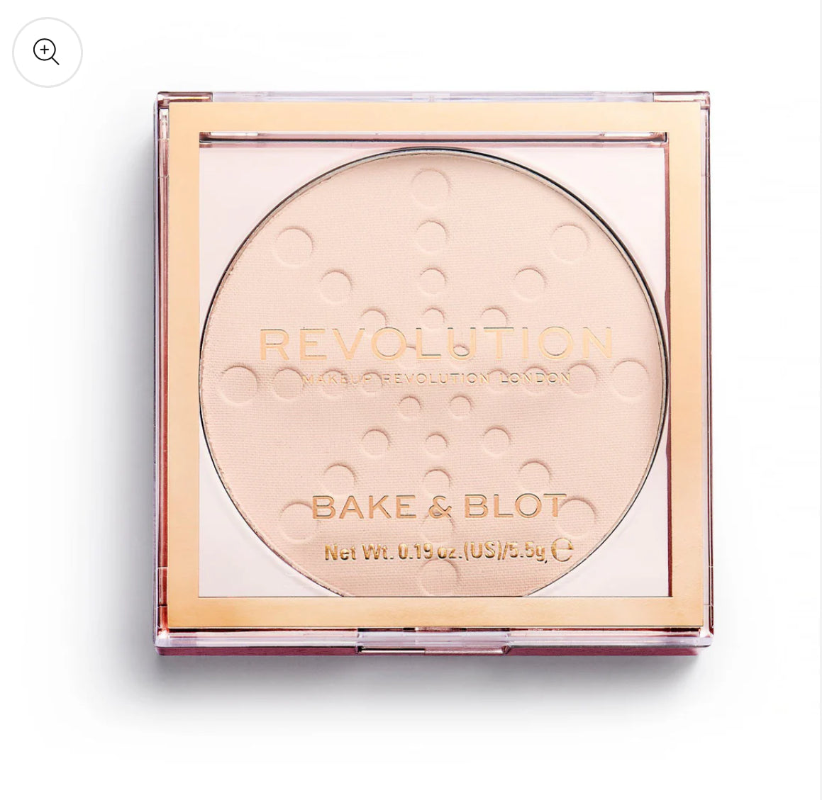 Makeup Revolution Bake And Blot Pressed Powder. Translucent
