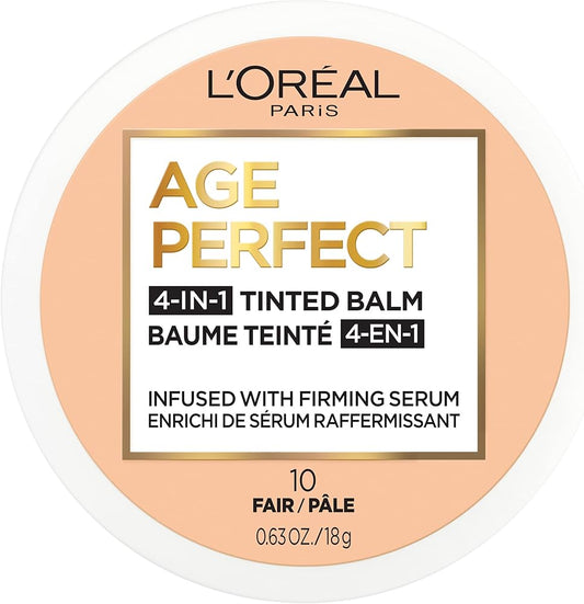 L'Oreal Paris Age Perfect 4-in-1 Tinted Face Balm Foundation Fair 10