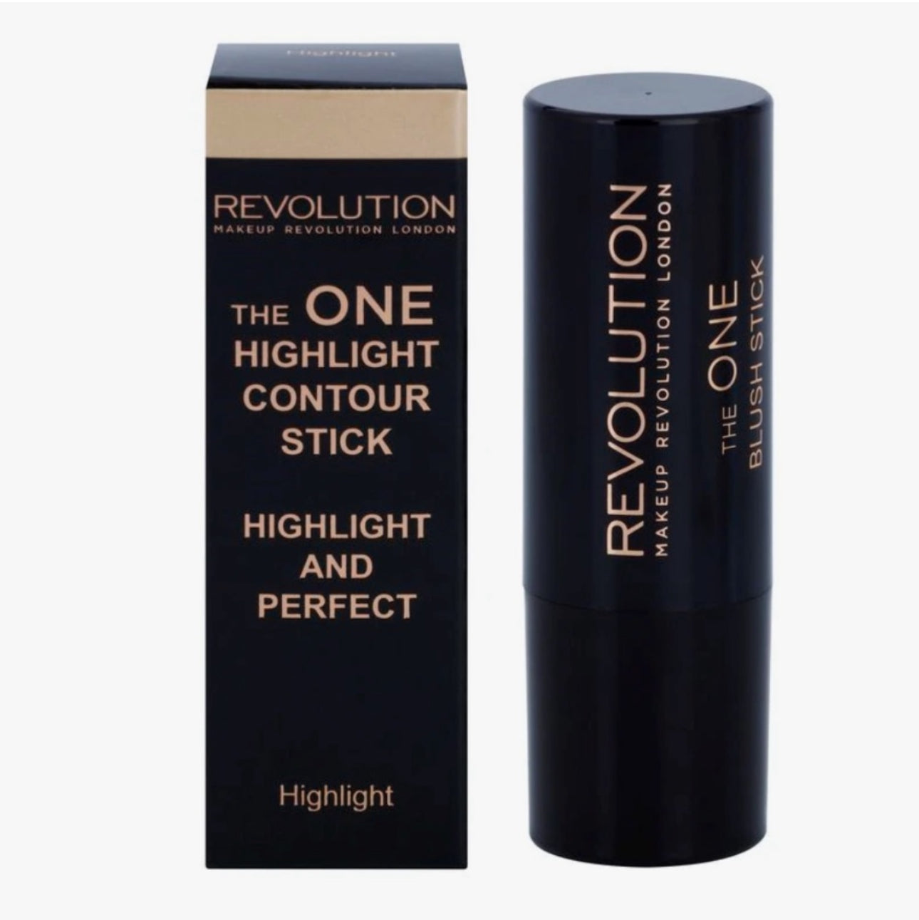 Makeup Revolution The One Highlight Contour Blush Stick - Highlight