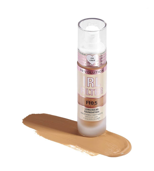 Makeup Revolution London IRL Filter Longwear Foundation F10.5